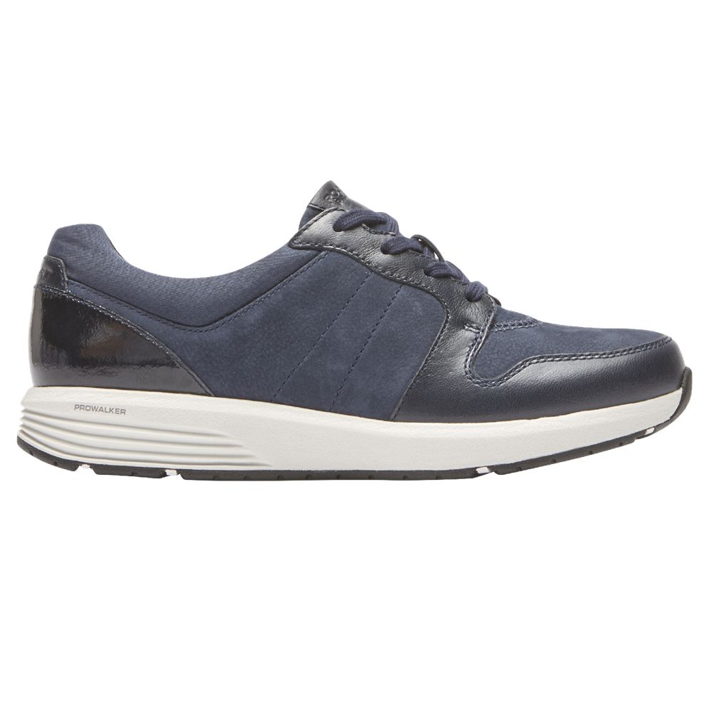 Rockport Canada Trustride Derby Trainer - Womens Sneakers Dark Blue (BXY170683)